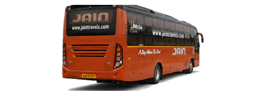 JAINAM coach — Rear 3/4 Left view